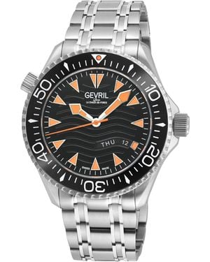 Gevril Hudson Yards Swiss Automatic Watch - Grey