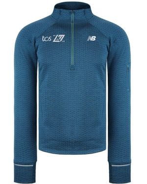 New Balance Nb Heat Grid Jumper - Blue