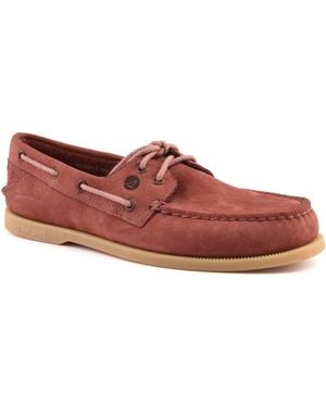 Sperry Top-Sider Authentic Original Leather Boat Shoes - Red