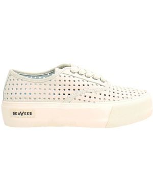 Seavees Legend Platform Portal Shoes - White
