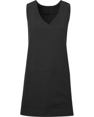 PREMIER Ladies Wrap Around Sleeveless Tunic Apron - Black