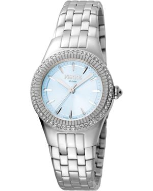 Ferré Fm1L089M0051 Dark Dial Stainless Steel Watch - Grey