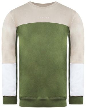 Devote London Nude Jumper - Green