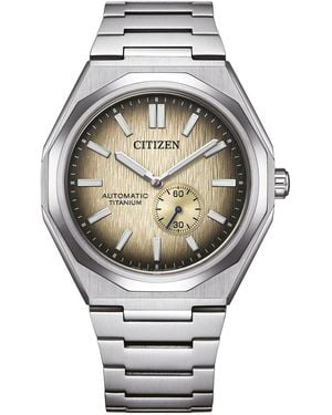 Citizen Super Titanium Zenshin 60 Watch Nk5020-58P - Metallic