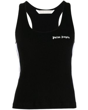 Palm Angels Logo Tank Top - Black