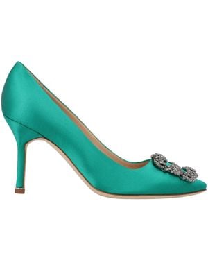 Manolo Blahnik Hangisi 090 Court Shoes - Green