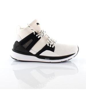 PUMA Ignite Blaze Of Glory Limitless Hi Lace Up Trainers 363126 02 Textile - White
