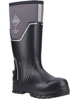 Muck Boot Grit S5 Rubber Wellington - Black