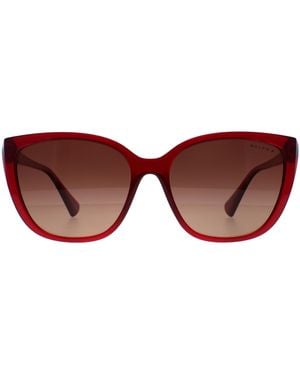 Ralph Lauren By Butterfly Transparent Bordeaux Light Gradient Polarized Ra5274 - Brown
