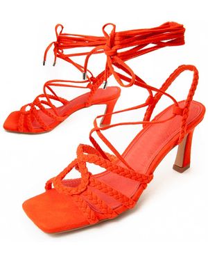 Montevita Heel Sandal Sanndal8 - Red