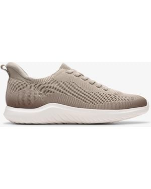 Clarks Nova Lace Sage Trainers - Grey