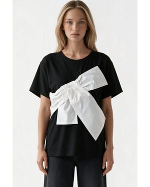 Msn-Collection Cotton T-Shirt - Black