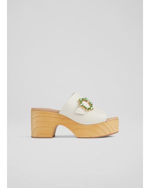 LK Bennett Jojo Casual Sandals - White