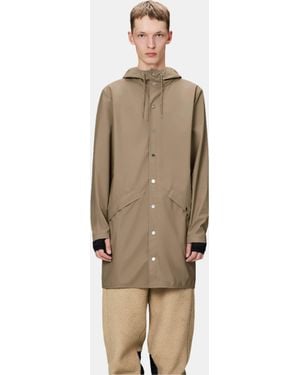 Rains Long Jacket - Natural