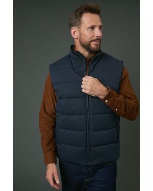 MAINE Padded Gilet Cotton - Grey