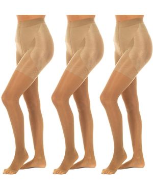 Jolie Folie Pack-3 Push Up Knickers 40 Den Pushup40 - White