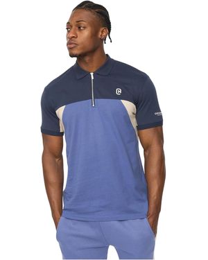 Crosshatch Castlebay Polo Shirt Cotton - Blue
