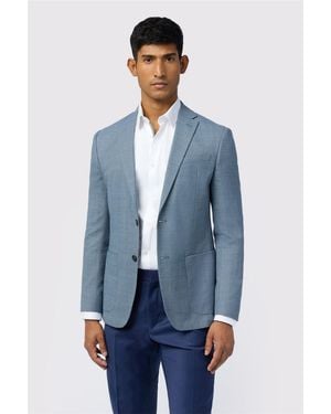 Ted Baker Single Breasted Two Button Slim Fit Suit Jacket - Blue