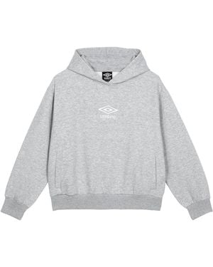 Umbro Ladies Core Hoodie Marl/ - Grey