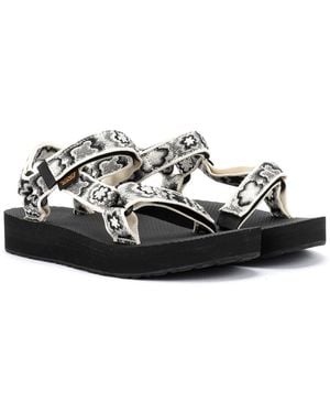 Teva Midform Universal Floral Sandals - Black