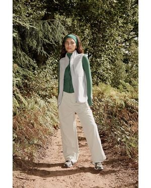 DSGN Studio Sport Nylon Straight Leg Trouser - Green
