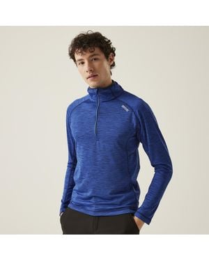 Regatta Yonder Ii Half Zip Outdoor Warm Winter Pullover Fleece - Blue