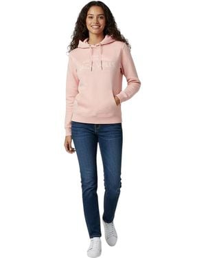 Jack Wills Hoodie Met Grafisch Logo Voor (Zacht) - Roze