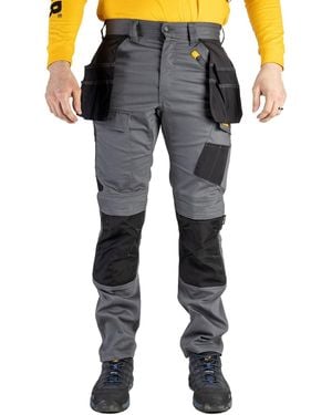 Caterpillar Stretch Pocket Trousers (Straight) - Grey