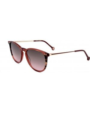 Carolina Herrera 54Mm Burgundy Havana Sunglasses Her0184-S-Ydc-54 - Brown