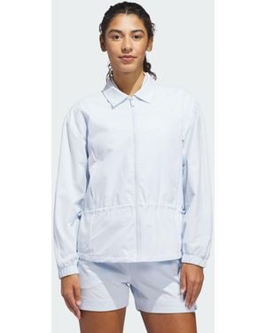 adidas Originals Ultimate365+ Peplum Grid Jacket - White