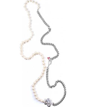 Guess Ubn81019 Ladies Necklace - White