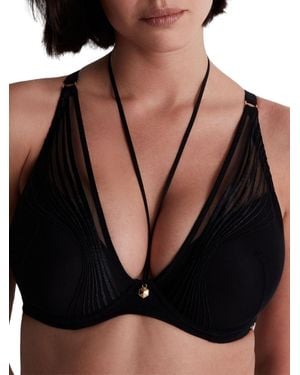 Aubade Sumptuous Waves High Apex Push Up Bra - Black