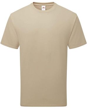 Fruit Of The Loom Adult Cotton T-Shirt (Desert) - Natural