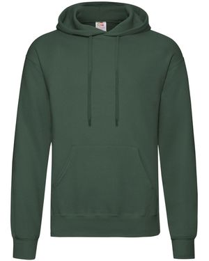 Fruit Of The Loom Hooded Sweatshirt Hoodie (Bottle) - Green