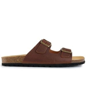 Sole Ldn Nash Footbed Sandals - Brown