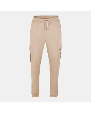 Born Rich Waygo Solid Patterned Slim Joggers - Natural