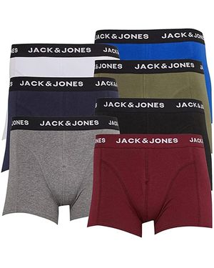 Jack & Jones Shorts, Underwear, Multipack Trunks - Blue