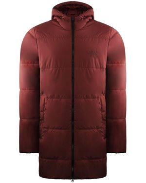 Jack Wolfskin North York Padded Parka Jacket - Red