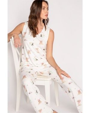 Pj Salvage Garden Party Tank Top - White