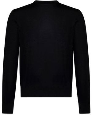 DSquared² Crew Neck Long Sleeve Jumper - Black