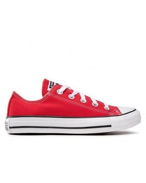 Converse All Star Ox Plimsolls Canvas - Red