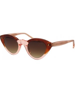 Hally & Son Hs865V02S 4802S 48 02S Sunglasses - Brown