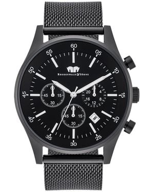 Rhodenwald & Söhne Stainless Steel Watch 45,0Mm - Black