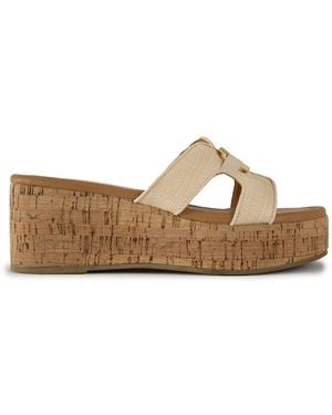 V.Gan October Wedge Platform Sandals - Brown