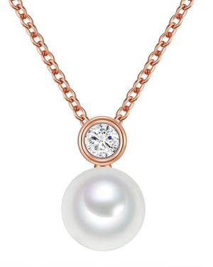 Valero Pearls Sterling Necklace - Metallic