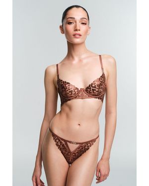 Penti Fera Underwired Lace Bra - Purple