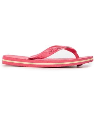 Havaianas Hav. Brasil Paradise 33 34 Flip Flops - Pink