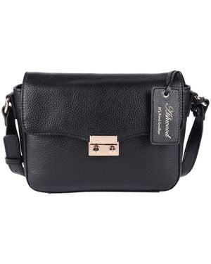 Ashwood Leather 'Elegance' Cross Body Bag - Black