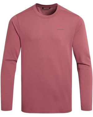 Craghoppers Abel Nosilife Long-Sleeved T-Shirt (Atlas) - Red