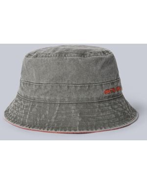 Mountain Warehouse 'Sean' Bucket Hat Cotton Breathable Summer Travel Cap Headwear - Grey